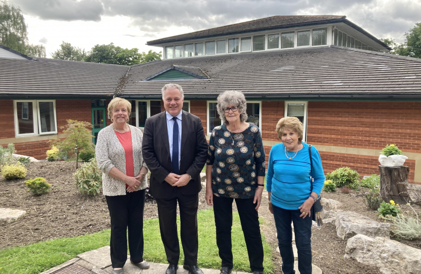 Simon Baynes MP with members of the Circle