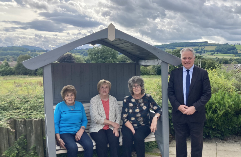 Simon Baynes MP with members of the Circle