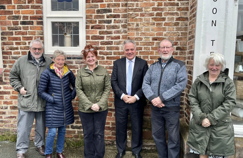 Simon Baynes MP and the Hanmer Surgery Patients Action Group