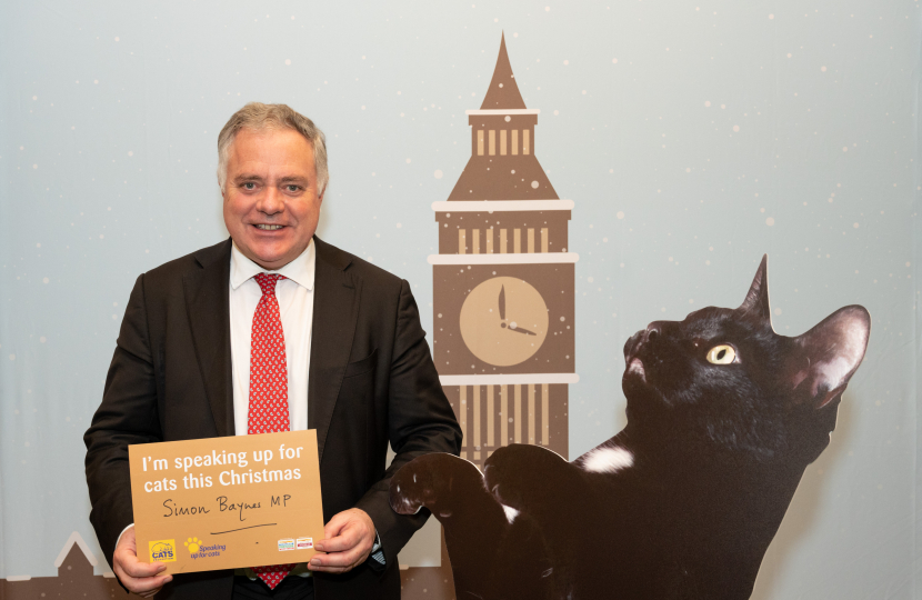 Simon Baynes MP - Cats Reception