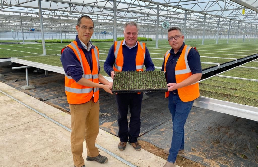 Simon Baynes MP - Maelor Forest Nurseries