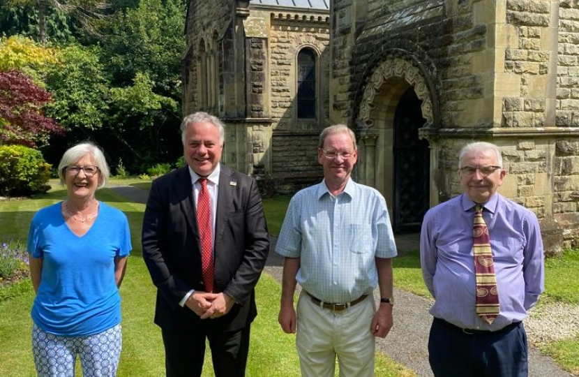 Simon Baynes MP - St Mary's Church Plas Power