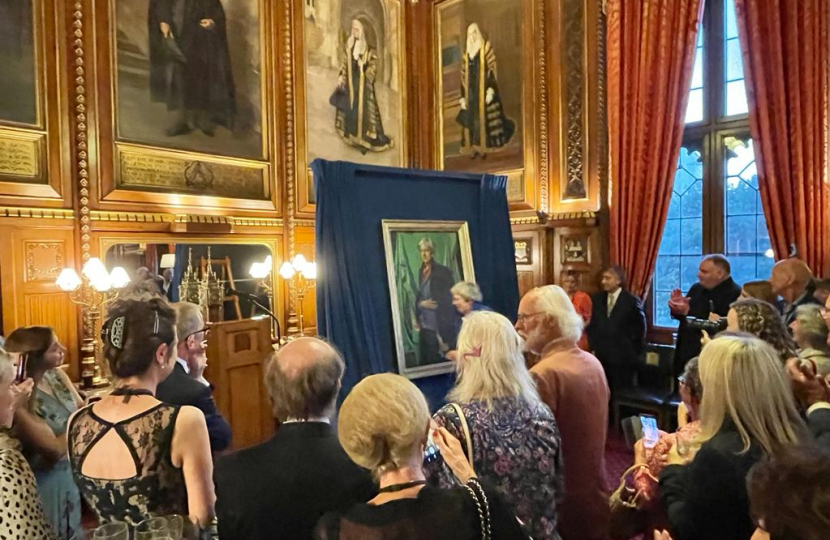 Theresa May Portrait Unveiling Event