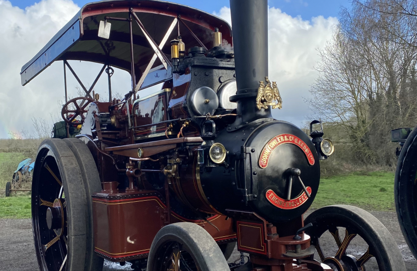 UW 1329 1927 Fowler DNB Steam Engine, owned by Bill Lowe.