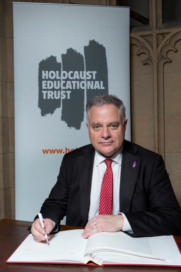 Simon Baynes MP - Holocaust Educational Trust - Book of Commitment