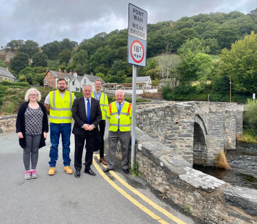 Simon Baynes MP - Carrog Bridge