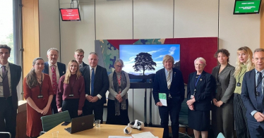 Simon Baynes and other members of the APPG Woods and Trees