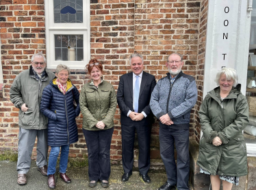 Simon Baynes MP and the Hanmer Surgery Patients Action Group