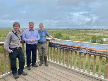 Simon Baynes MP - Fenn's, Whixall & Bettisfield Mosses National Nature Reserve