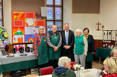 Simon Baynes MP - Llangollen Country Market