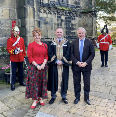 Simon Baynes MP - Wrexham City Status Civic Service